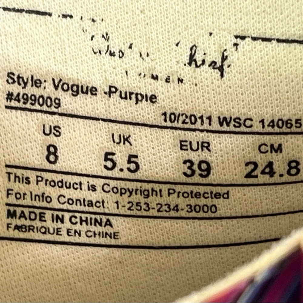 Western Chief Womens‎ 8 Vogue Purple Rain Work Boots